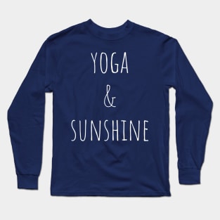 Yoga n Sunshine Long Sleeve T-Shirt